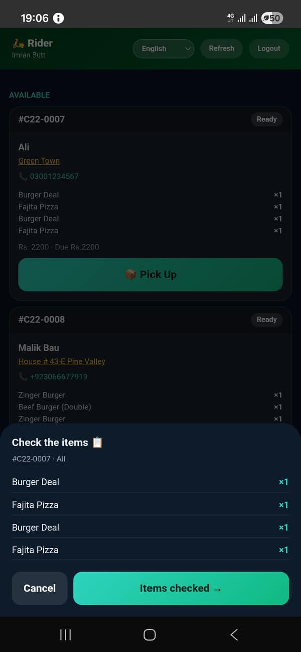 Rider app