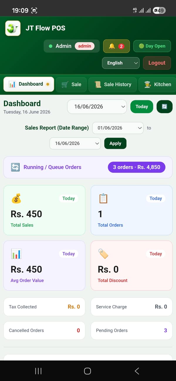 Cashier app