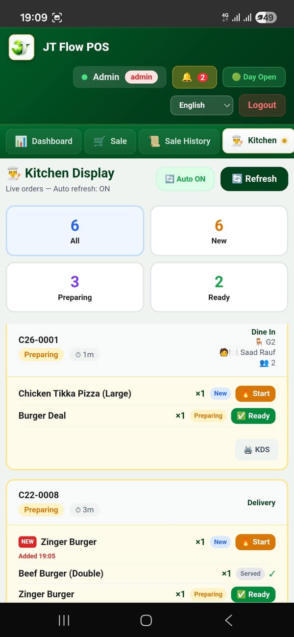 Cashier app