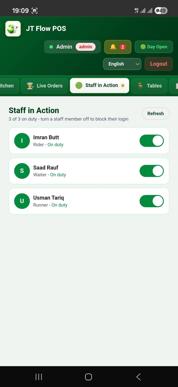 Served app